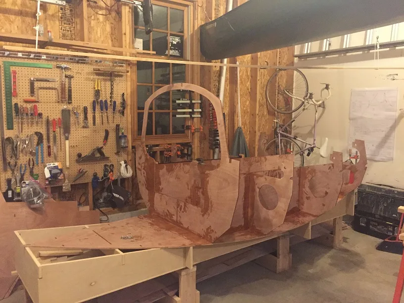 SCAMP Sailboat bulkhead assembly