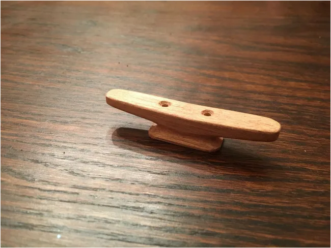 Handmade wooden cleat