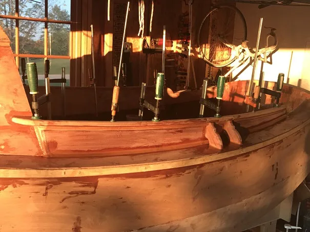 SCAMP Sailboat cockpit coaming cap