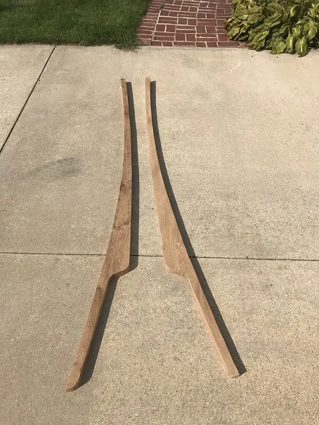 Solid Oak SCAMP Skegs