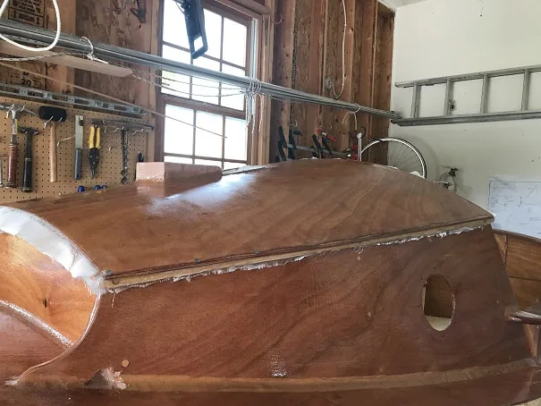 SCAMP Cabin top roof fiberglass