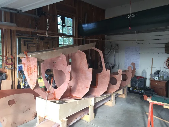 SCAMP Saiboat bulkheads