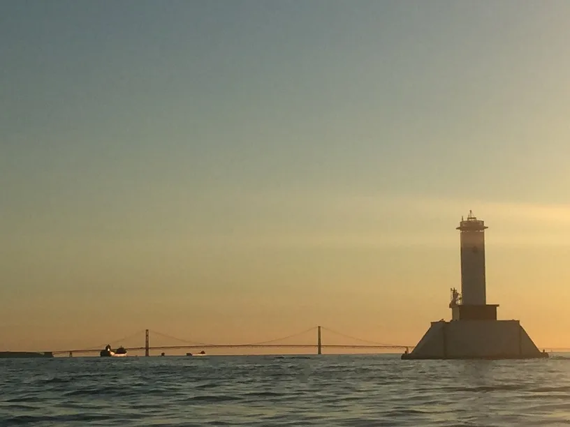 Straights of Mackinac Marker
