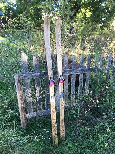 Norwegian Wooden Skis, Norwegian Wood Skis, Traditional Wooden Skis