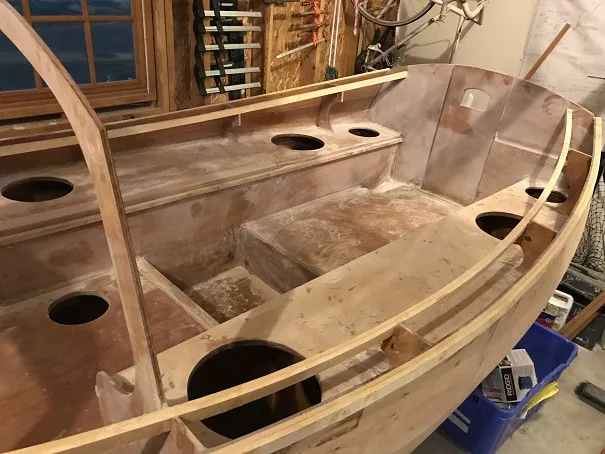 Sanding Scamp Cockpit