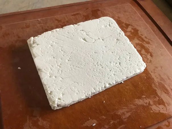 Homemade paneer