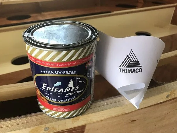 Straining Epifanes Varnish